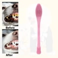 thumbnail image 7 of Fzaqwen Pet Toothbrush Cleaner Silicone Dog Cat Toothbrush for Cat Small Pets Puppy Pink, 7 of 7