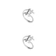 thumbnail image 2 of Jumpingount Anillo de rama de hoja de moda para mujer, aleación de Zinc, fiesta, trabajo, fecha escolar, boda, compromiso, suministros de joyería Oro 2piezas, 2 of 5