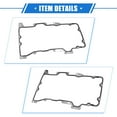 thumbnail image 5 of Unique Bargains Oil Pan Gasket Compatible for Ford 2.5L 3.0L V6 1995-2005 Durable Rubber Black Transmission Pan Gasket, 5 of 7