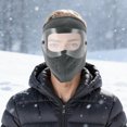 thumbnail image 4 of Unique Bargains 1 Pc Cold-proof Face Mask Removable Balaclava for Cycling Dark Gray, 4 of 6