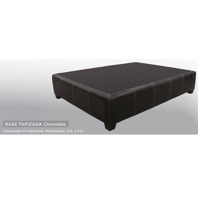 Base Kessa Muebles tapizada Individual chocolate