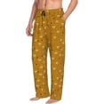 thumbnail image 6 of Naloa Honey Bee Gnomes Pajama Pants Men, PJ Bottoms, Sleep & Lounge Pants-Medium, 6 of 6