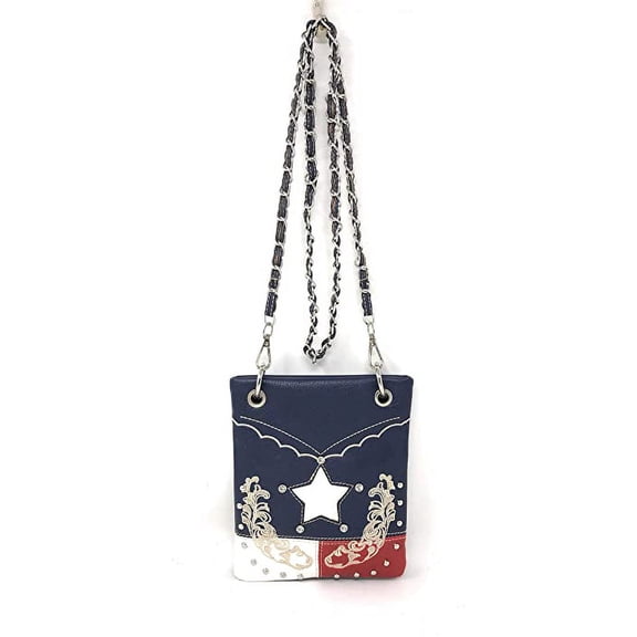 Premium American Flag Mini Messenger Bags Purses in Multi-color