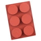 thumbnail image 1 of Juego de 3 moldes cilíndricos de silicona - 6 cavidades - para cupcakes, jabones hechos a mano, muffins, pasteles, tartas de queso, brownies, chocolate, 1 of 4