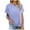 Blue, variant on DDAPJ pyju Summer Tops for Women Short Sleeve Crewneck T Shirt Solid Casual Athletic Tee Shirts Lightweight Soft Comfy Tees Big Sales Today Blue XXXL