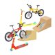 thumbnail image 1 of Finger Bike Ramp For Kids Table Game Mini Scooter Shape Assorted And Entertainment 2 Sets, 1 of 4