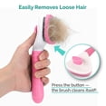 thumbnail image 4 of PETS-LAMB Self-Cleaning  and   Brush, Suitable for Long or Short Hair, Loose Hair Removal Brush, Easy to Remove, Pet Massage Tool. (), 4 of 6