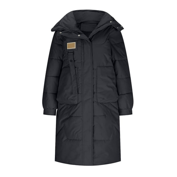 Sevevn Women's Fall And Winter Long Sleeved Warm Cotton Jacket Bread Early Access Deals Black,White,Khaki,Green M,L,XL,XXL,XXXL