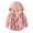 Pink, variant on Otqutp Toddler Windproof Outwear Kids Boys Girls Winter Thicken Coat Solid Hooded Jacket Fashion Windproof Thick Warm Snowsuit(Army Green,5-6Years)