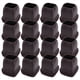 thumbnail image 2 of 16 Piezas Protectores de Suelo para Patas de Silla de Silicona MarróN, Tapas Cuadradas para Patas de Silla con Fieltro Envuelto, Adecuado Para: 0,75 Pulgadas-1,0 Pulgadas, 2 of 5