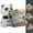 panda, variant on Clip On Mini Fan for Cup and Bowl, Rechargeable Monkey Panda Cat Shaped Personal Fan, Portable Coffee Chiller Cooling Attachment for Hot Drinks, Adjustable Fast Air Blowing, Desk Kitchen Fans