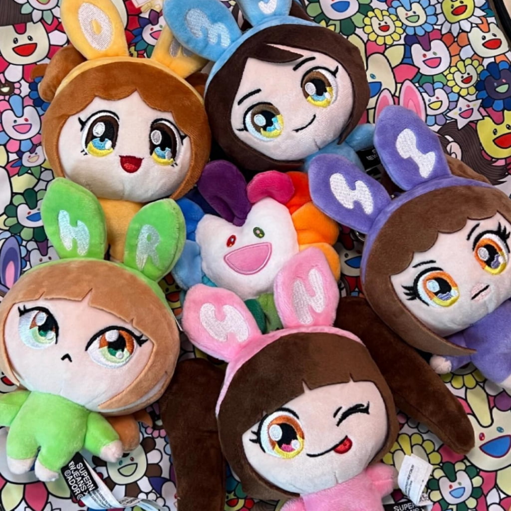 15cm Kpop Idol Newjeans Plush Keyring MINJI HANNI DANIELLE