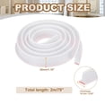 thumbnail image 2 of Uxcell Collapsible Shower Threshold Water Dam Guard, Shower Stopper Barrier Self Adhesive Sink Splash Guards White 79"x1.2"x 0.6", 2 of 7