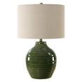 thumbnail image 2 of Bowery Hill Contemporary 23"H x 15"W x 15"D Ceramic Table Lamp in Green, 2 of 7