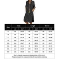 thumbnail image 2 of Vestido Vestido con botones para mujer, elegante vestido de blusa desgastada de mezclilla, vestido camisero de verano Ygjytge Negro T 24 para Mujer, 2 of 5