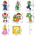 thumbnail image 2 of Novovida Mario Fiesta de Cumpleaños 8 Piezas Carteles para Jardín Exterior, 2 of 6