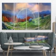 thumbnail image 1 of Huts Over Autumn Mountains - Landscape Photo Canvas Art Print, 1 of 3