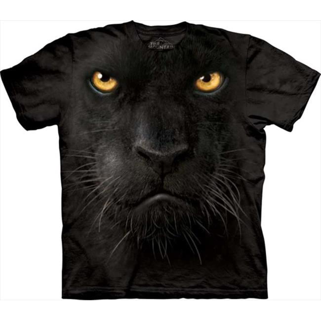 Black Panther Face Big Cats T Shirt Child Unisex Mountain 