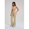 thumbnail image 3 of PISONIC Womens Workout Sets 2 Piece Sports Bra Straight Leg Yoga Pants Yoga Pilates Outfits, 3 of 7