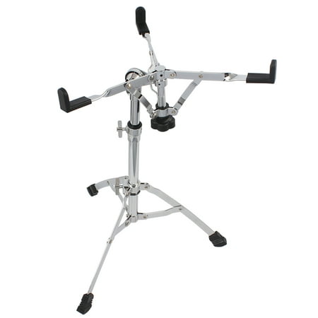 Zimtown Snare Drum Stand Chrome Hardware Double Braced Holder PercussionInstrument
