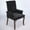Black, variant on S-HOME Elegant Tufted Accent Dining Chair in Soft Chenille Fabric with Curved Solid Wood Legs, for Dining Room or Kitchen, Beige