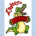 thumbnail image 2 of CafePress - Zydeco Gator Infant Bodysuit - Baby Light Bodysuit, Size Newborn - 24 Months, 2 of 4