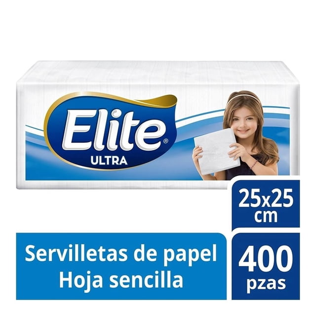 Servilletas Elite Máxima Suavidad ultra 400 pzas