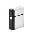 thumbnail image 1 of Cigarette Dispenser Storage Box Flip Cigarette Case 20 Loaded High Capacity with Detachable USB Rechargeable, 1 of 8