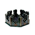 thumbnail image 4 of Hand-Painted Wooden Octagonal Chowki Set (Set of 3), 4 of 5