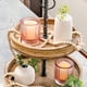 thumbnail image 2 of Portavelas Votive con forma de vela Kate Aspen, cristal acanalado, color rosa, 2 of 7