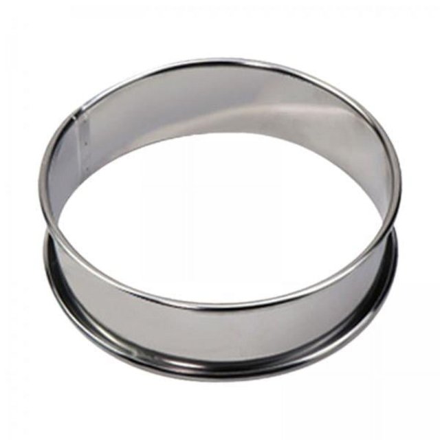 forma de galleta,Anillos para bollos Anillos para muffins Tarta de doble laminado,Anillos para tarta Modelo de anillos de metal para cocinar pastelería, de Redondo de metal