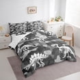 thumbnail image 3 of jejeloiu Cartoon Dinosaur Skeleton 7-Piece Bedding Comforter Set,Rustic Farmhouse Camouflage King Bedding Sets,White Green Bed Sheets For Boys Kids,Super Cozy Room Decor Reversible, 3 of 8