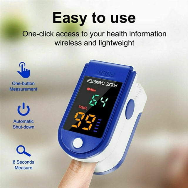 SUWU Fingertip Pulse Oximeter, Blood Oxygen Saturation Monitor