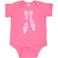 thumbnail image 3 of Inktastic Ballerina Pink Ballet Slippers Girls Baby Bodysuit, 3 of 5