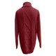 thumbnail image 4 of Suéter de cuello alto para mujer, jersey de cuello redondo de gran tamaño, jersey de otoño de punto trenzado, manga larga, suéteres cortos gruesos, vestidos, suéter para mujer, 4 of 6