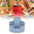 thumbnail image 3 of Pen Holder Large Capacity 360 Degree Rotation WearResistant Storage for Office School Seven Grid Design Step Opening Design, 3 of 8