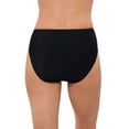 thumbnail image 3 of Aqua Green, Women's Mid Rise Brief, Black, Large, 3 of 4