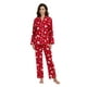 thumbnail image 1 of Apparonia Conjuntos de Piyamas Mujer 100% Algodón Francela Estampado de Papá Noel​ M, 1 of 7