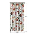 thumbnail image 5 of White Christmas Santa and Gift Pattern Shower Curtain 36"x72" ,Bathroom Decorative Shower Curtains Set with 12 Hooks,Modern Waterproof Washable Shower Curtain, 5 of 6