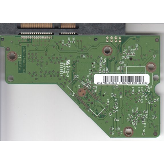 WD2500AAKX-001CA0, 2061-771640-S03 AC, WD SATA 3.5 PCB