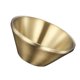 thumbnail image 3 of Lightweight Stainless Steel Noodle Bowl Ideal For Outdoor Use With Double Layer Design In Golden Color And 14x14x6.4cm Size 1Pack, 3 of 4