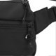 thumbnail image 4 of Sac banane de sport grande capacité, imperméable, en nylon, avec trou pour écouteurs, pour entraînement, course, voyage, noir, 4 of 4