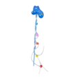 thumbnail image 1 of Almencla Cat Teaser Toy Playing Chasing Enrichment Exercise Lightweight Teasing Stick Blue, 1 of 8