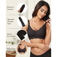 thumbnail image 5 of Wireless Bras for Women No Underwire Full Coverage Padded Push Up T Shirt Bras Seamless Bralette Comfort Everyday Bra, 5 of 6