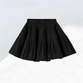 thumbnail image 4 of Posijego Girls Corduroy Skirt Elastic Waist Ruffled Tiered Pleated Flared A-Line Skirt Little Girl Uniform Skirts, 4 of 5