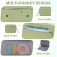 thumbnail image 3 of Estuche para Lapices de Pana, Estuche Lapicera Grande Estuche de Colores, Verde Claro, 3 of 4