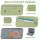 thumbnail image 3 of Estuche para Lapices de Pana, Estuche Lapicera Grande Estuche de Colores, Verde Claro, 3 of 4