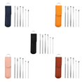 thumbnail image 2 of 6 PCs Ear Wax Removal Kit Stainless Steel Safety Premium Earwax Cleaner Ear Curette With Storage Bag Ear Cleaning Tool, 2 of 7