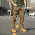 thumbnail image 2 of CHUOU Men's Overalls Pants Pants Outdoor Elastic Loose Soft Pants Spring And Autumn Pants, 2 of 3