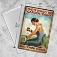 thumbnail image 5 of Vintage Metal Tin Sign Garden Signs - into The Garden I Go to Lose My Mind and Find My Soul - Vintage Hippie Garden Posters Wall Decor, 12x8 Inches, 5 of 7